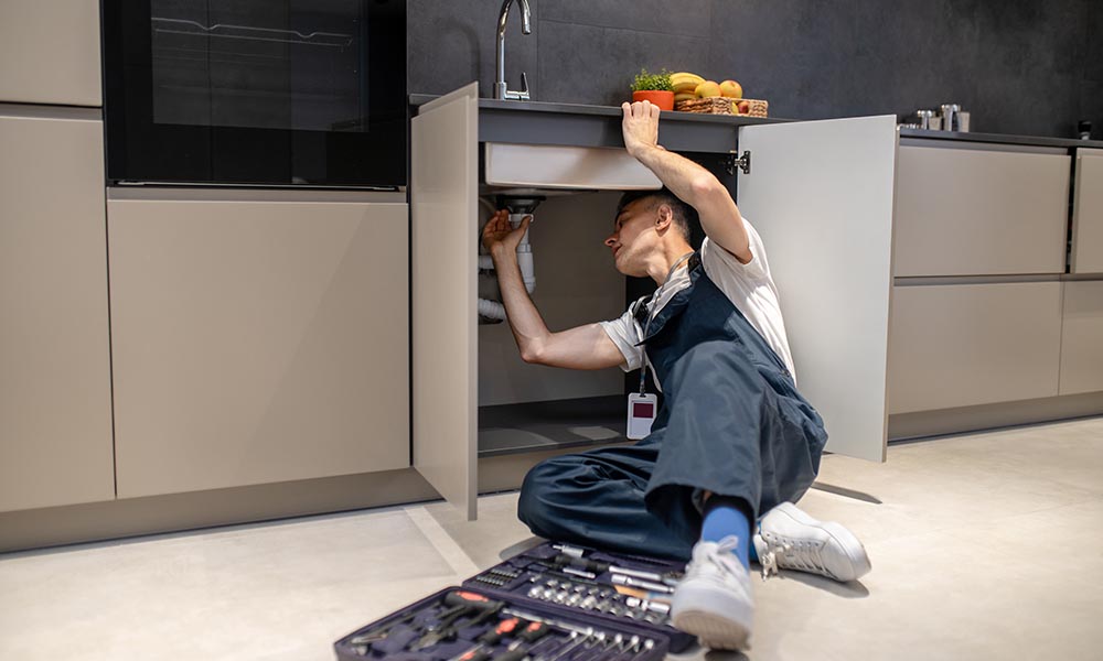 blocked dishwasher drain