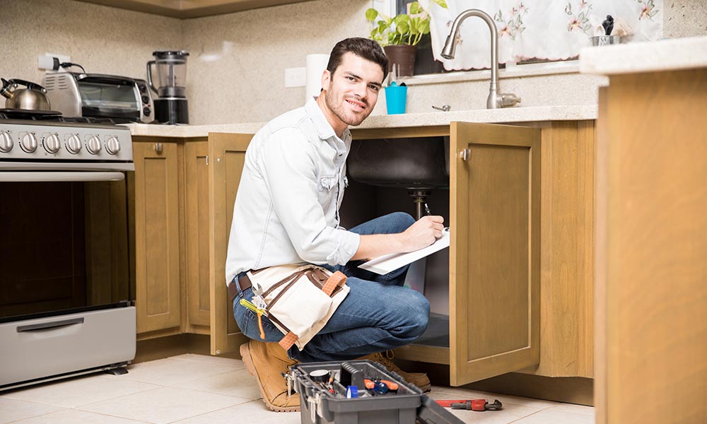 kitchen drain blocked