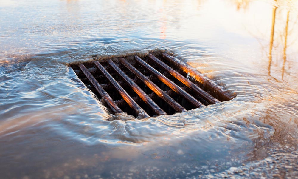who is responsible for storm water drains