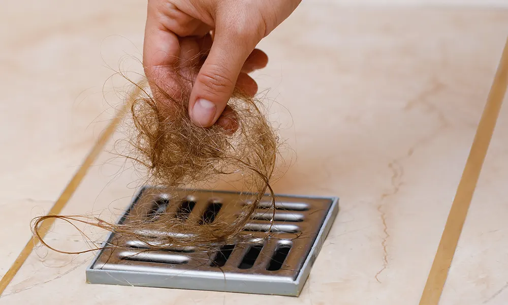 can hair block drains​